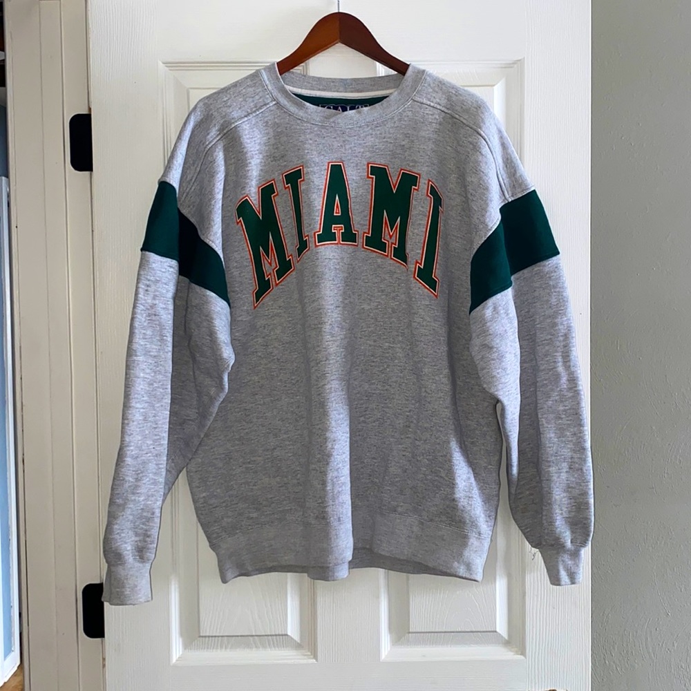 Miami Hurricanes Crew Neck!